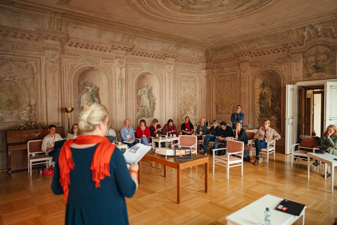 Conferences, photograph by Dag Markl